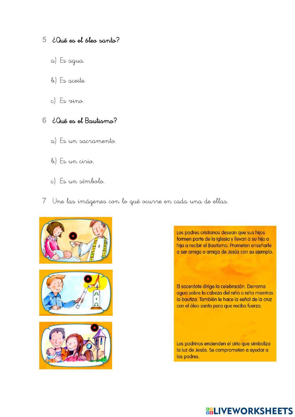 Evaluación Unidad 5 2º Primaria