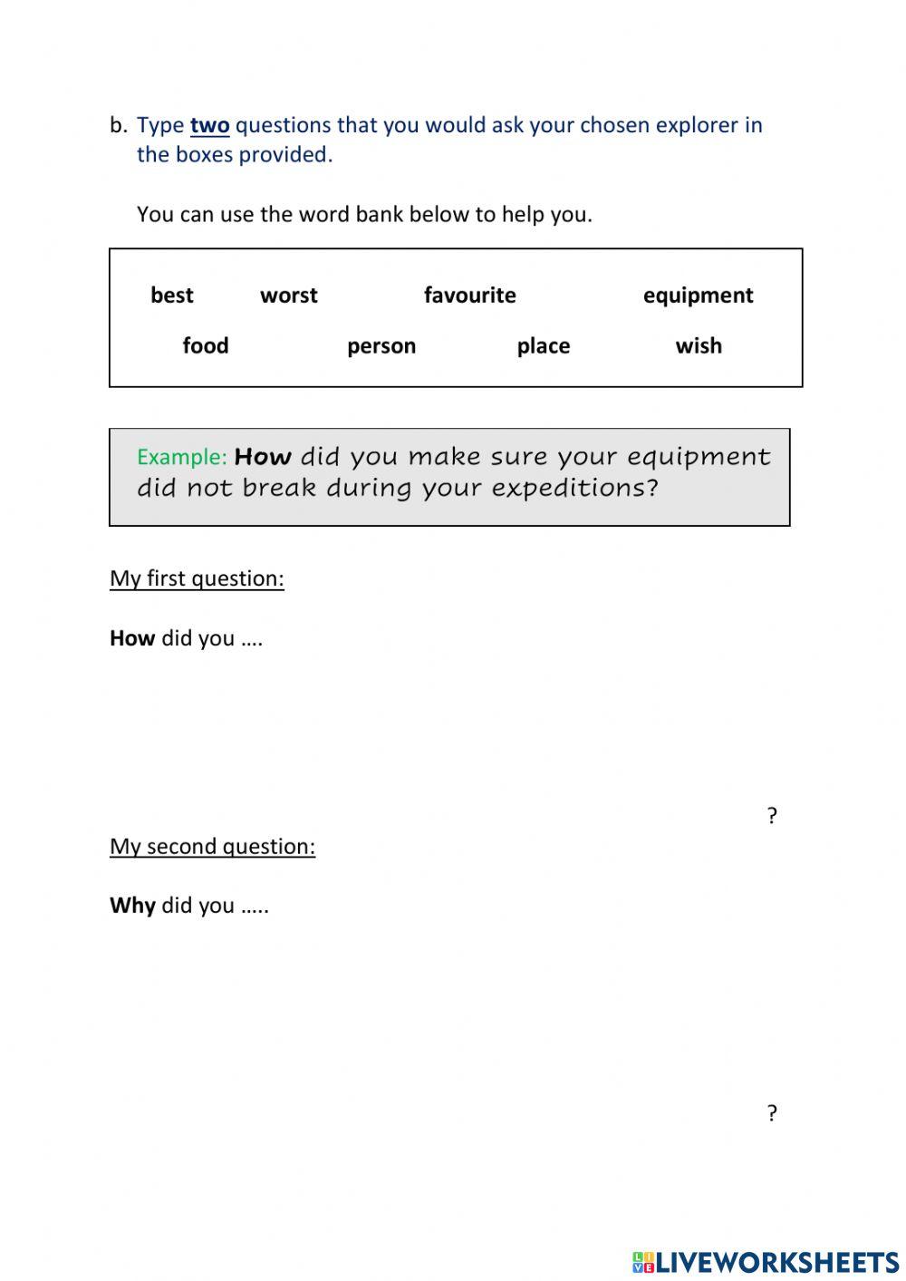 Year 2 History Assessment
