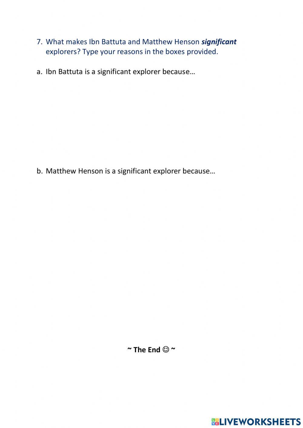 Year 2 History Assessment