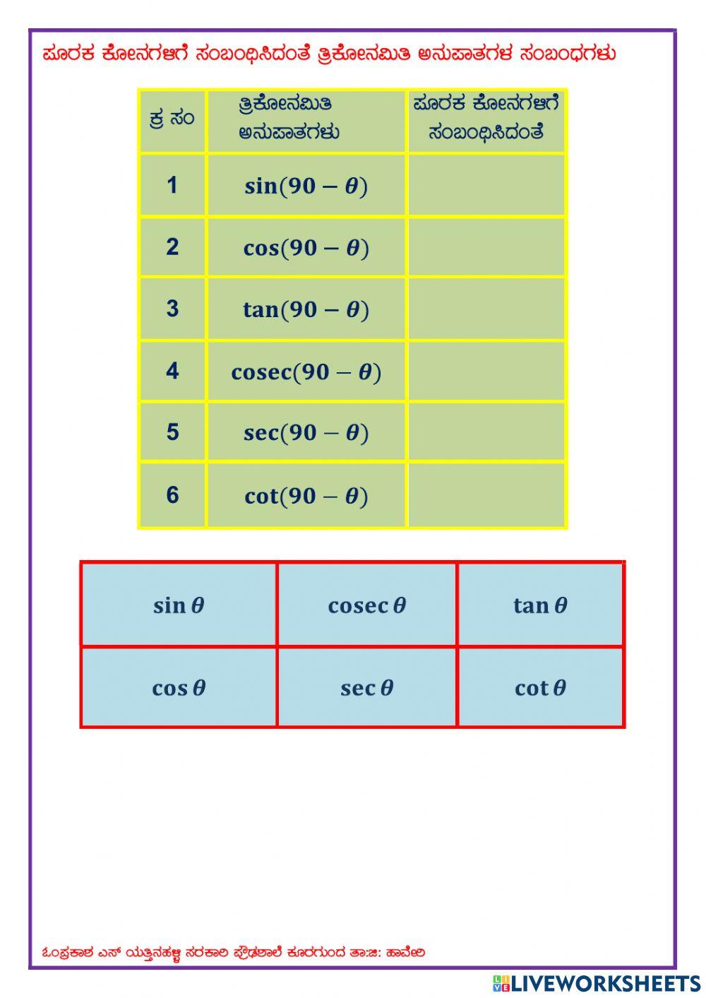 Trigonometry Basics drag-drop by Omprakash