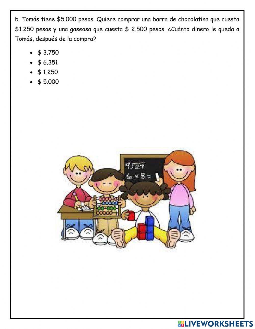 Evalución de Matemáticas