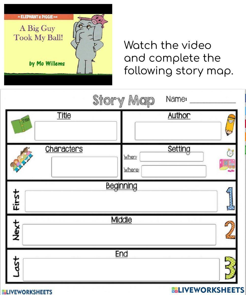 Story Elements - A Big Guy Took My Ball Story Elements - A Big Guy Took My Ball