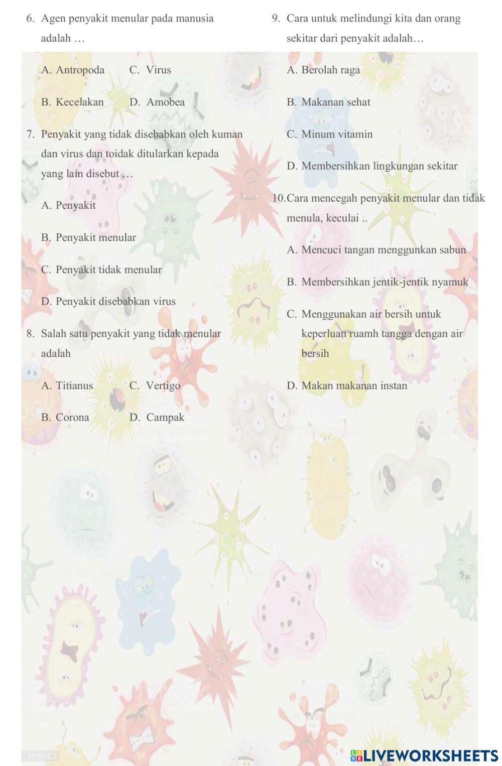 Penyakit menular dan tidak menular