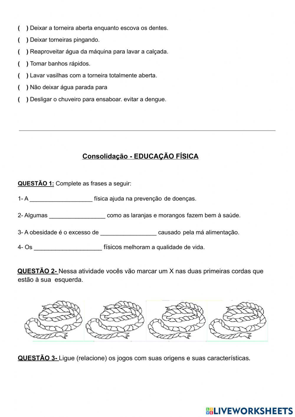 Consolidação 3º Ano Parte II