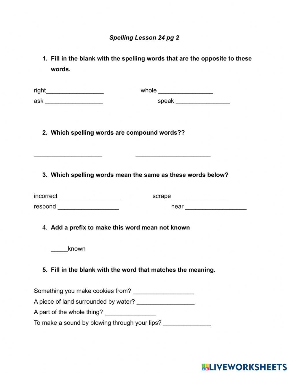 spelling-lesson-24-pg-2-worksheet-live-worksheets