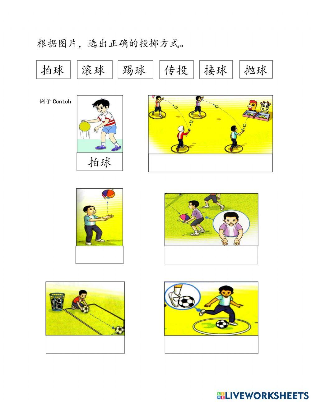 投掷纸箱 - 投抛动作