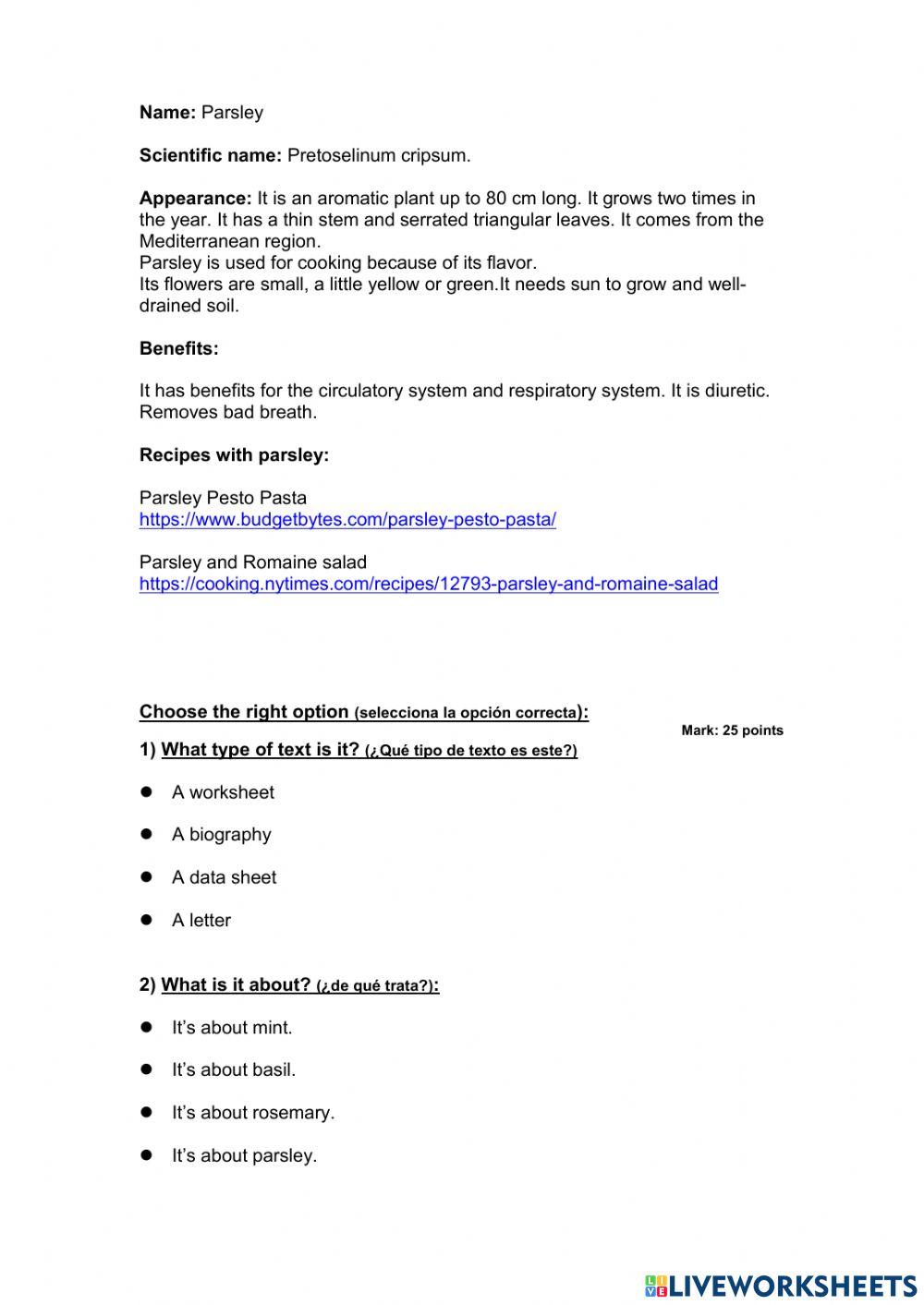 First 2nd grade test