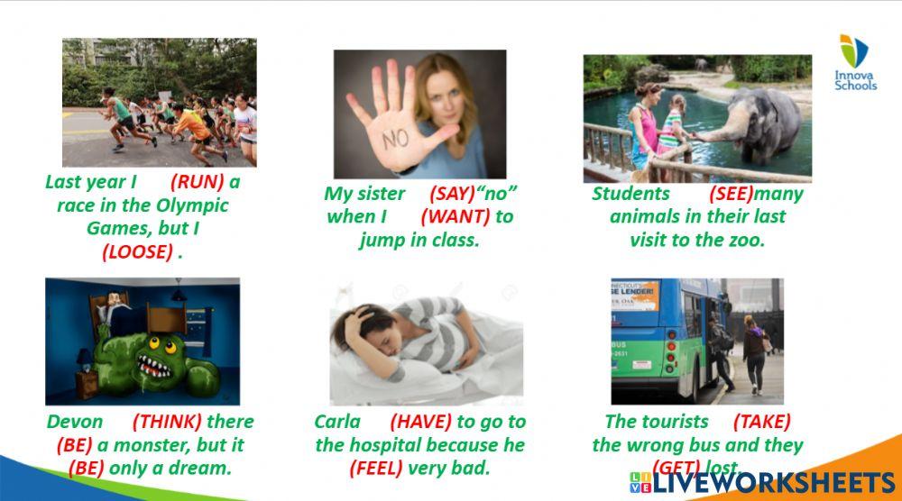 Past Simple: Review (1)