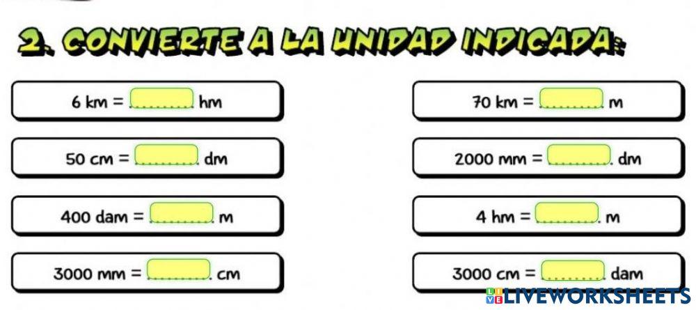 Conversión de magnitudes