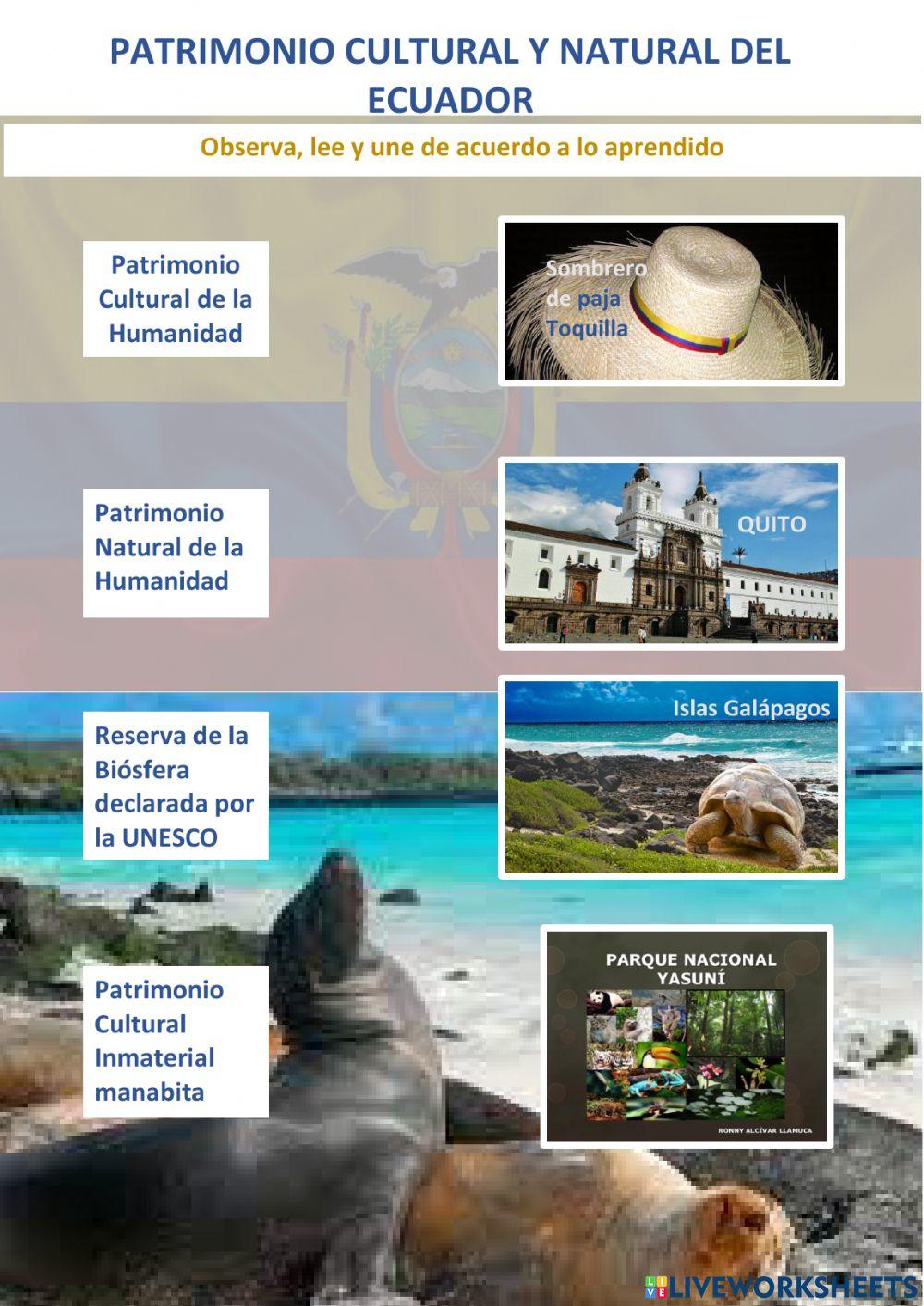 Patrimonio Cultural y Natural de Ecuador