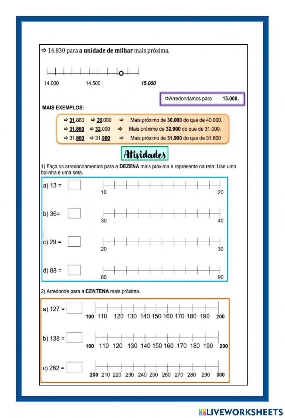 Atividade de Matematica