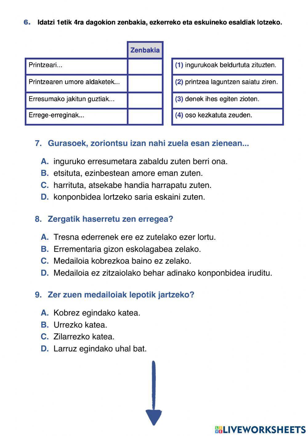 Irakurgaia: Printzearen haserrea