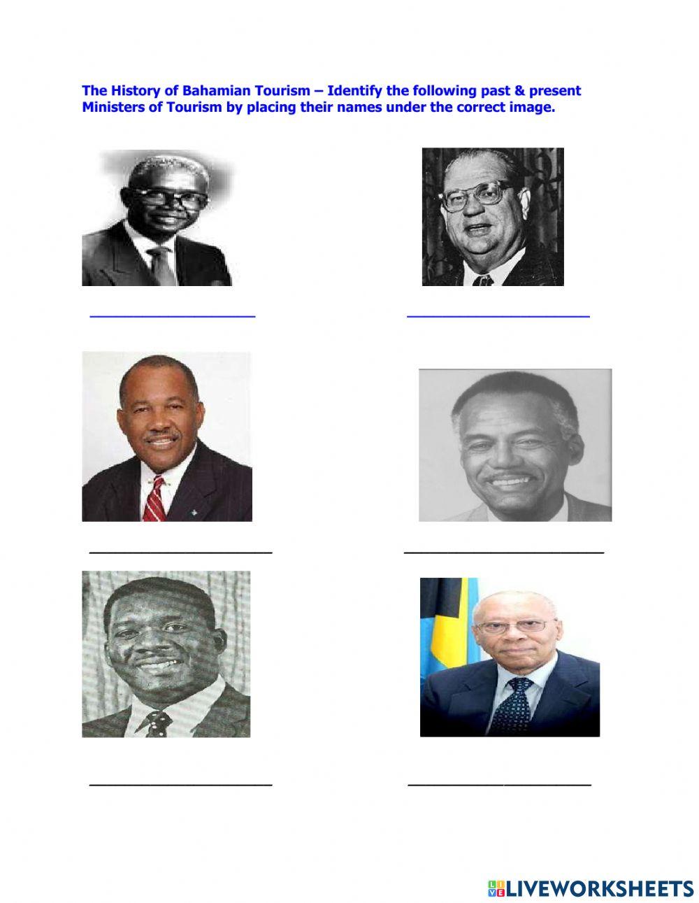 Bahamian Ministers of Tourism