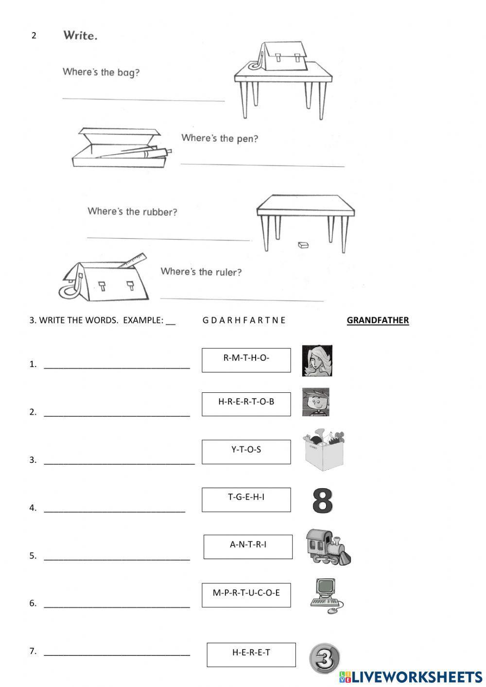 Kids 1 - Revision 1 Units 1 to 4 (Kid's Box 1)