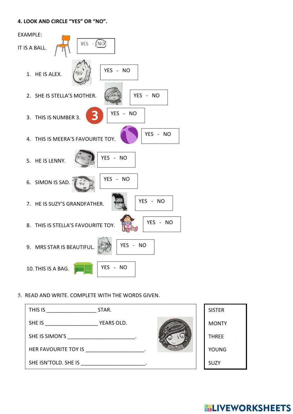 Kids 1 - Revision 1 Units 1 to 4 (Kid's Box 1)