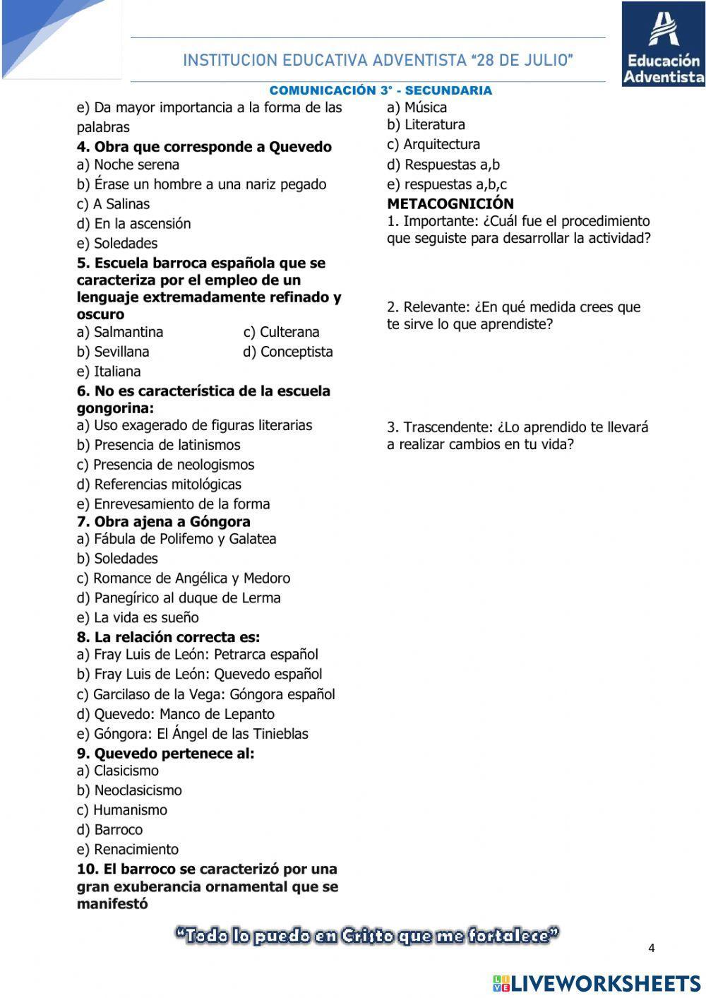 Literatura del barroco