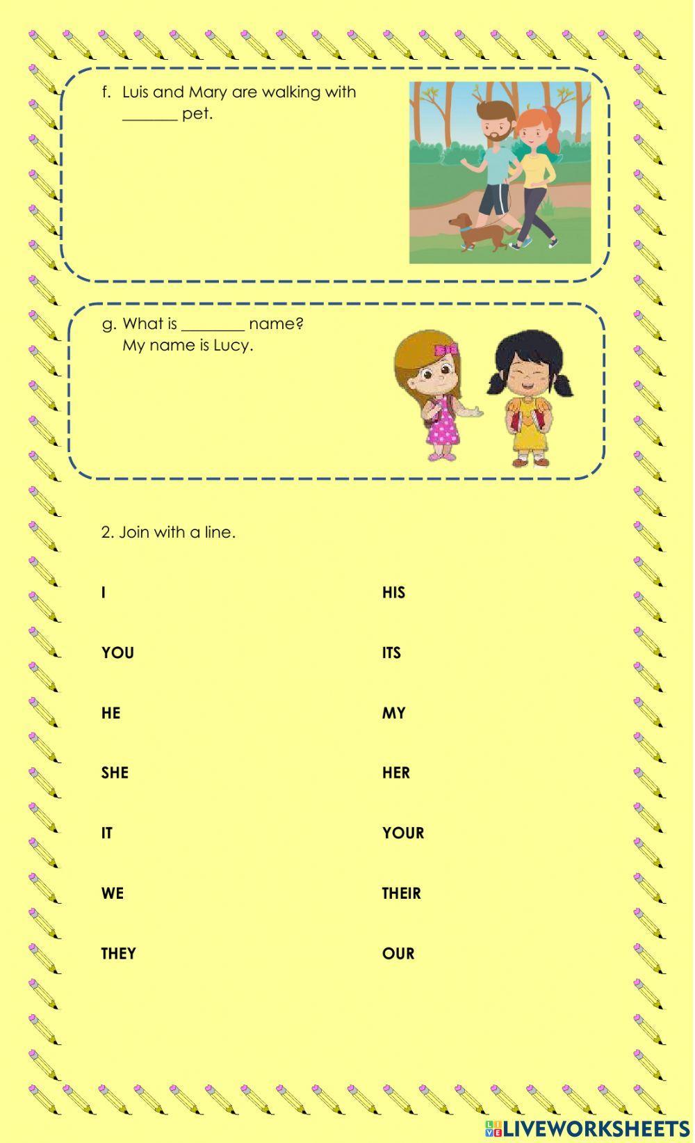 Adjetives possessives