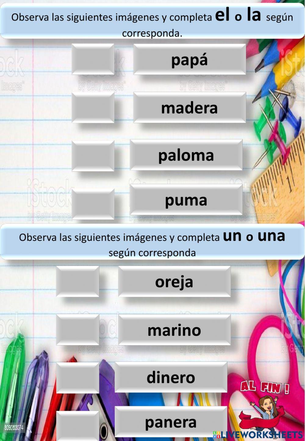 Refuerzo lección pino