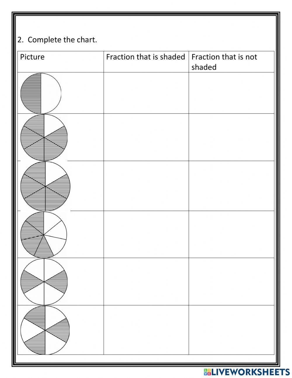Grade 3 Fraction Test:MOD