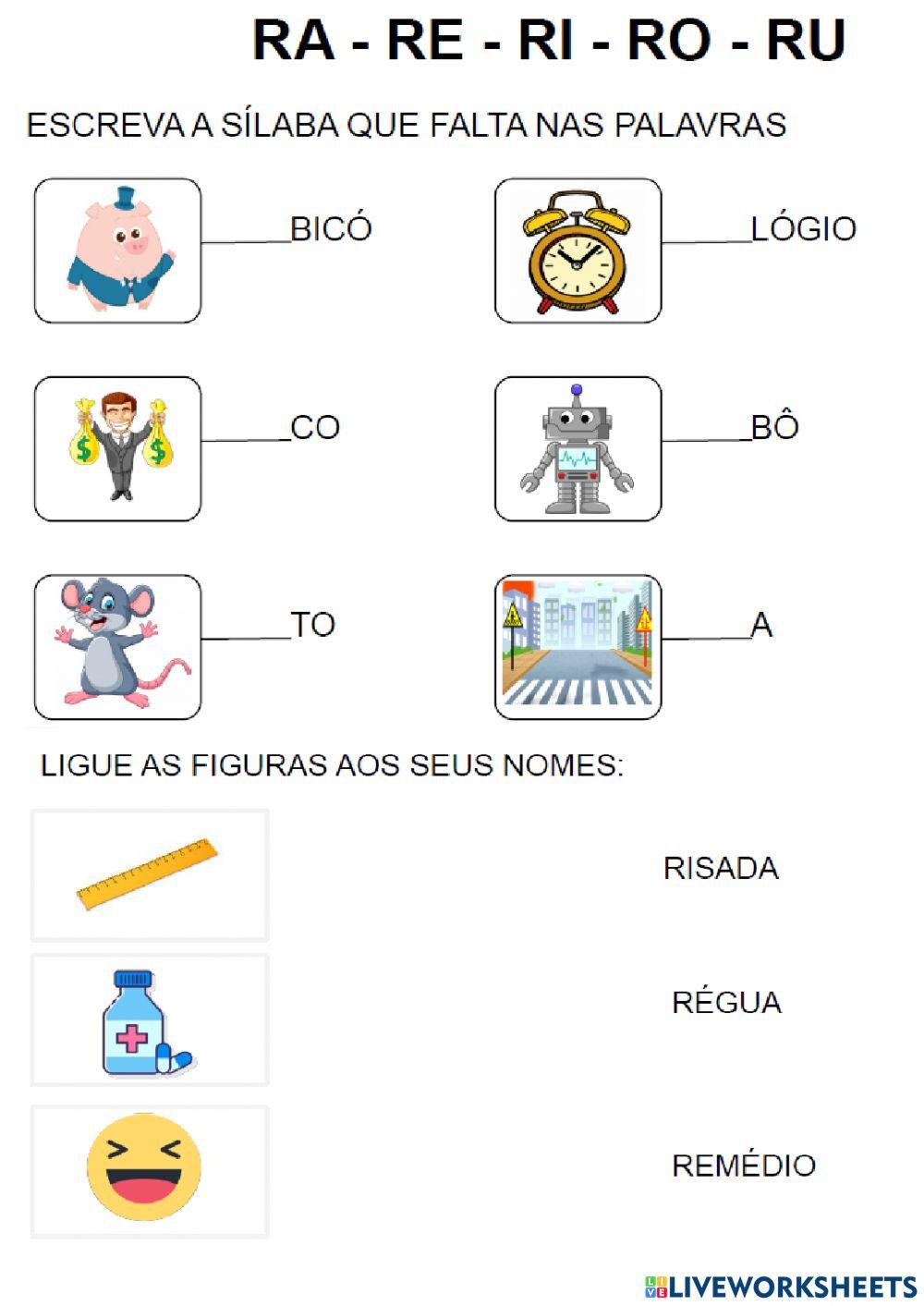 Revisão - r s t v x z