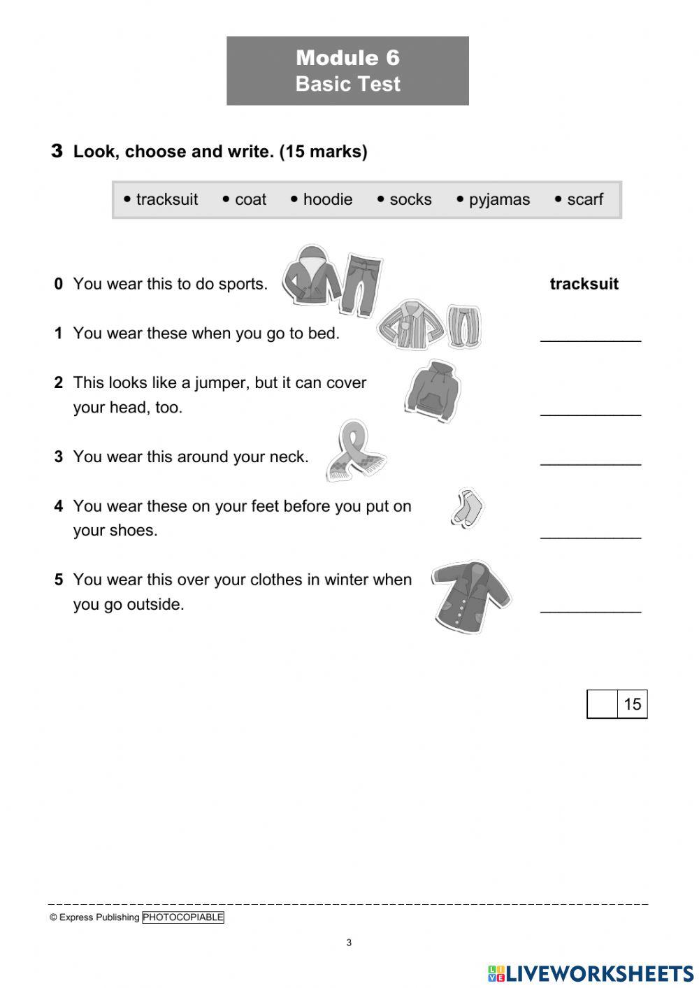 I Wonder 4 Module Test 6