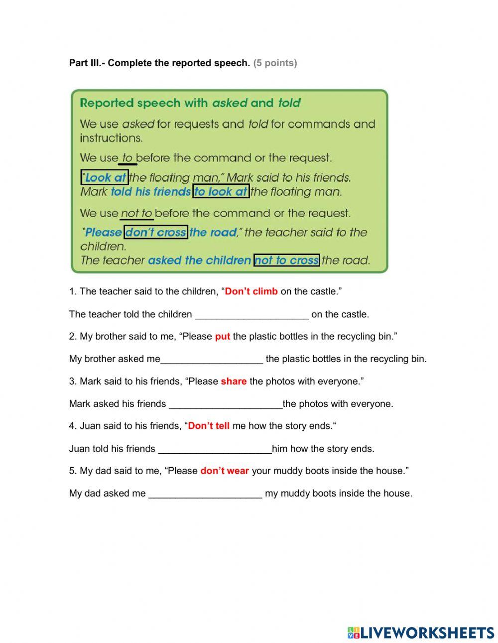 Trimester 3 grammar 6th