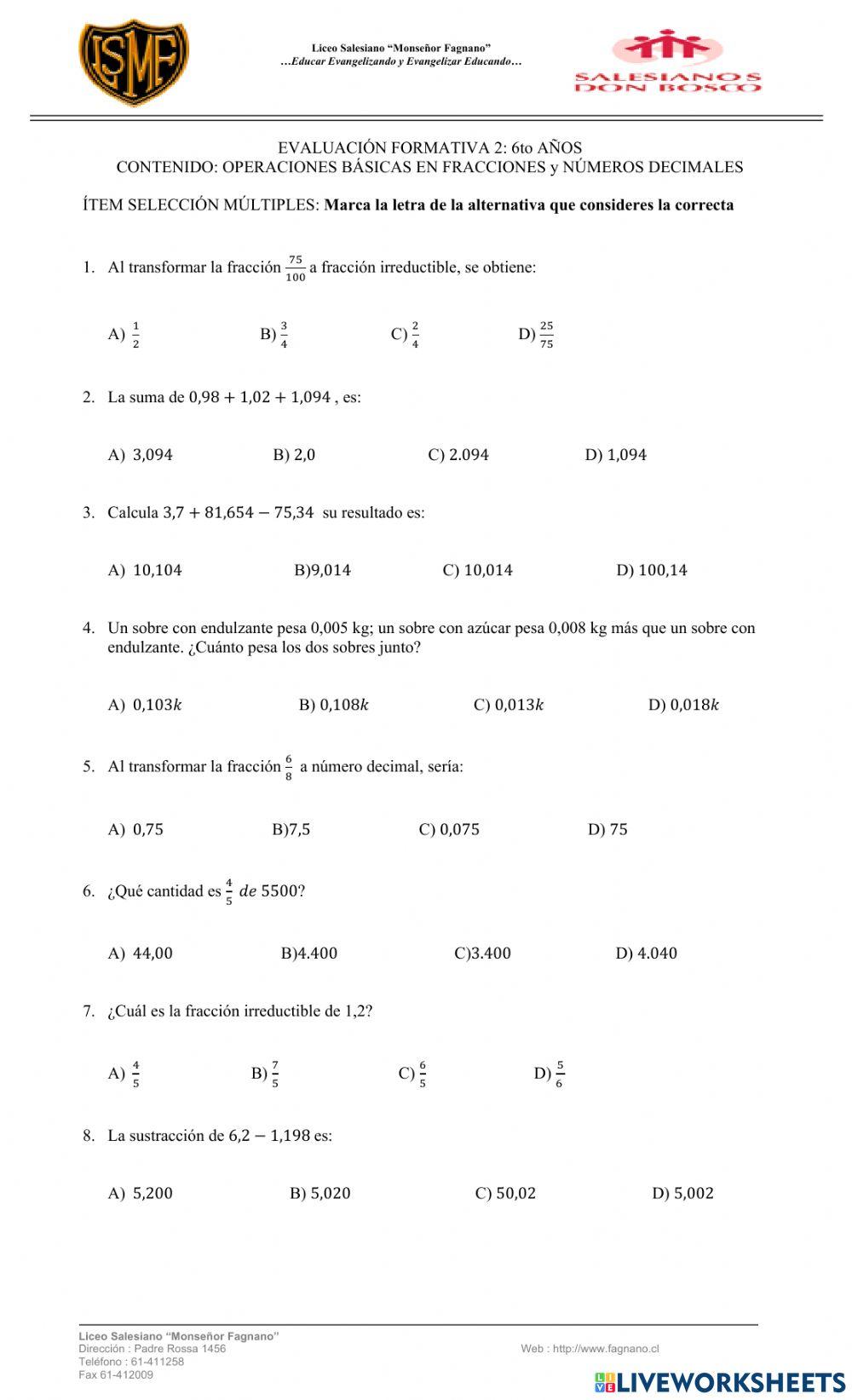 Evaluación Formativa