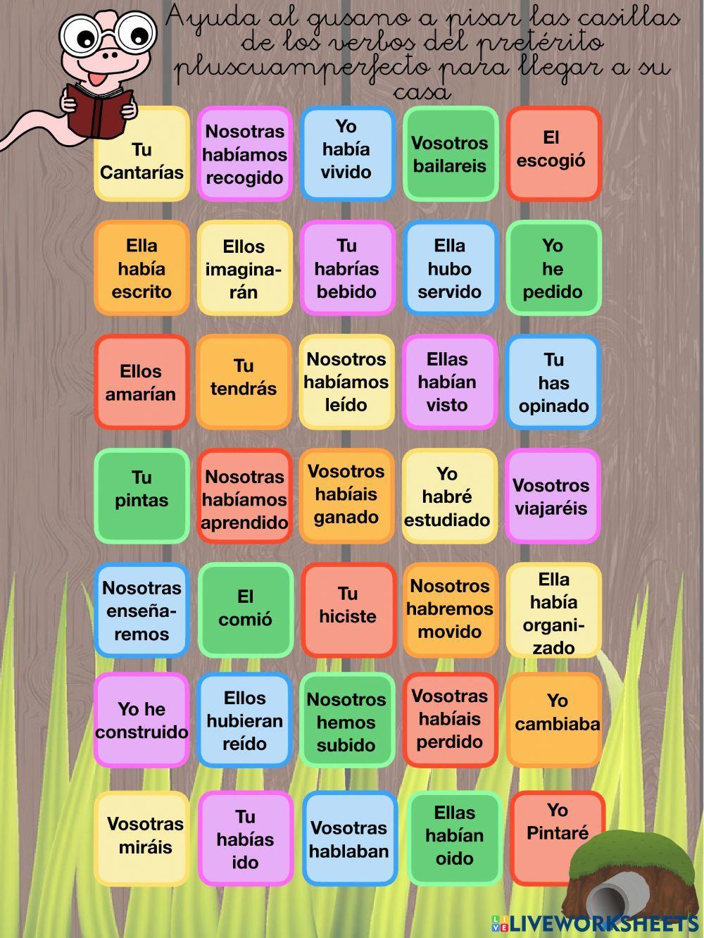 Tiempos verbales: pluscuamperfecto