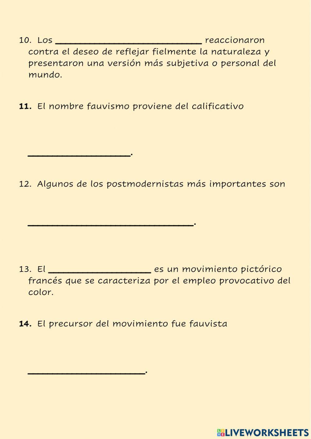 Vanguardias del artes siglo xx