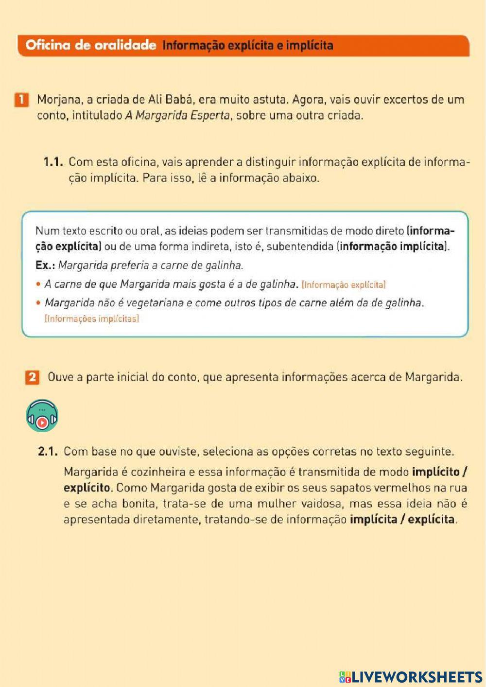 Oficina de oralidade