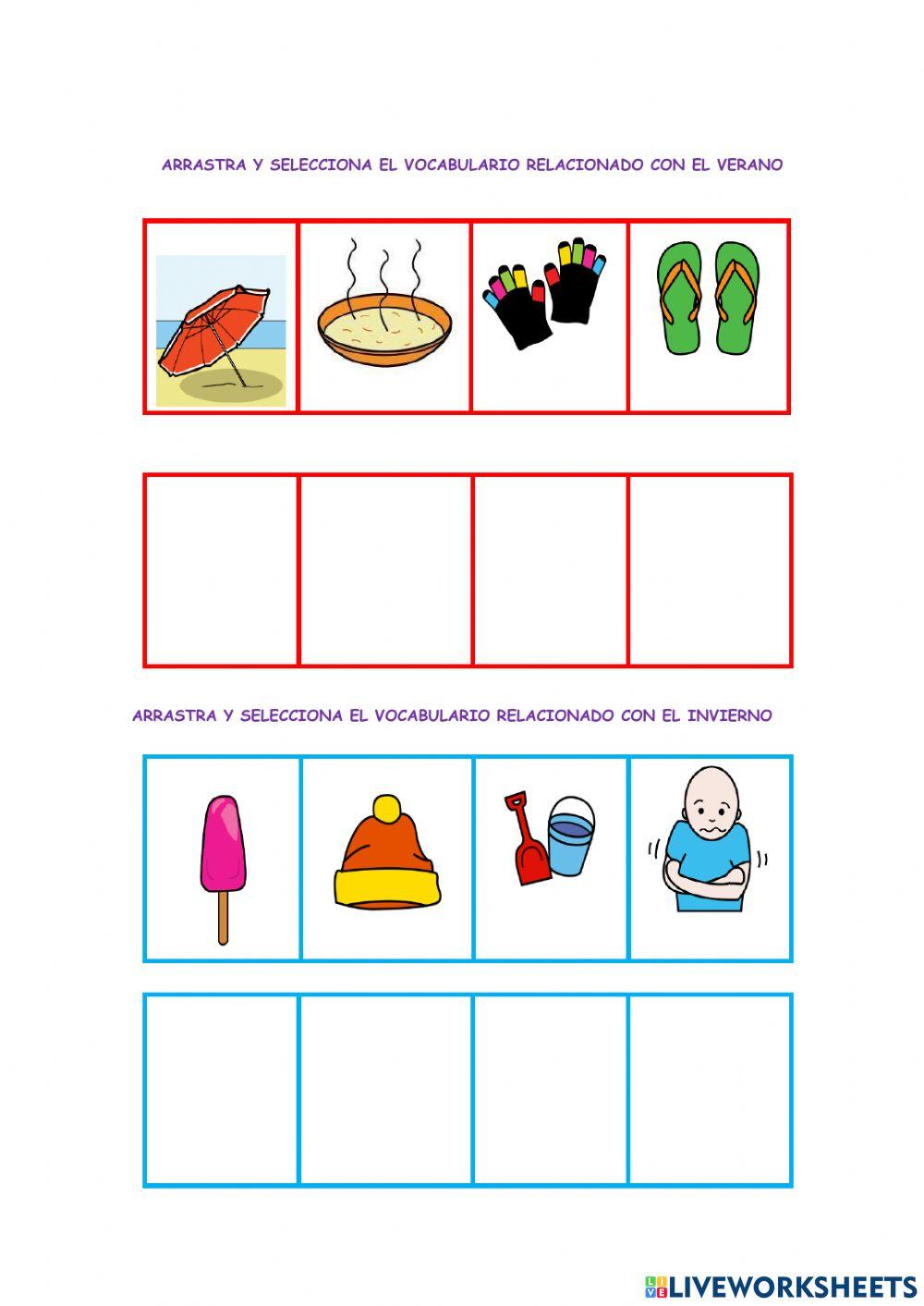 Selecciona verano-invierno