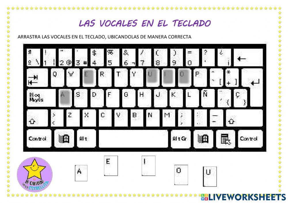 Partes del teclado