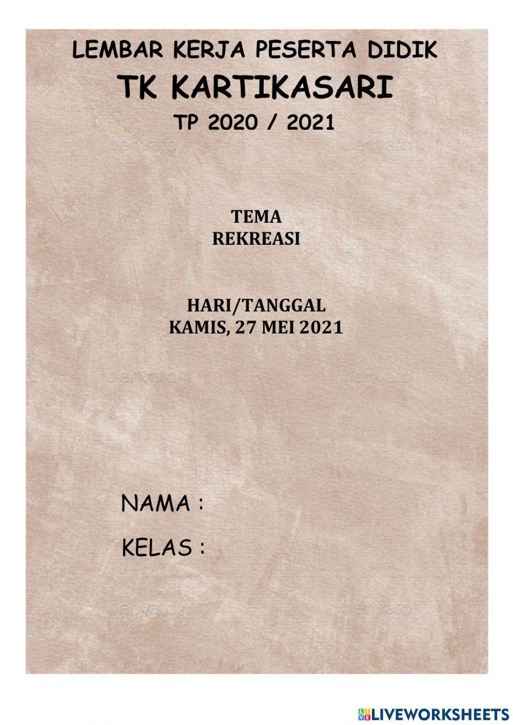 Pengayakan tema rekreasi