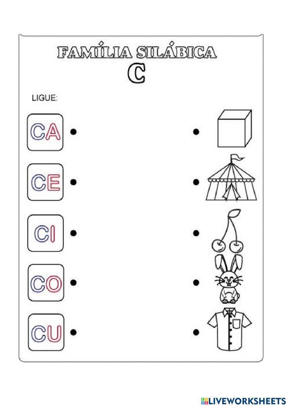 Atividades com CA,CE,CI,CO,CU