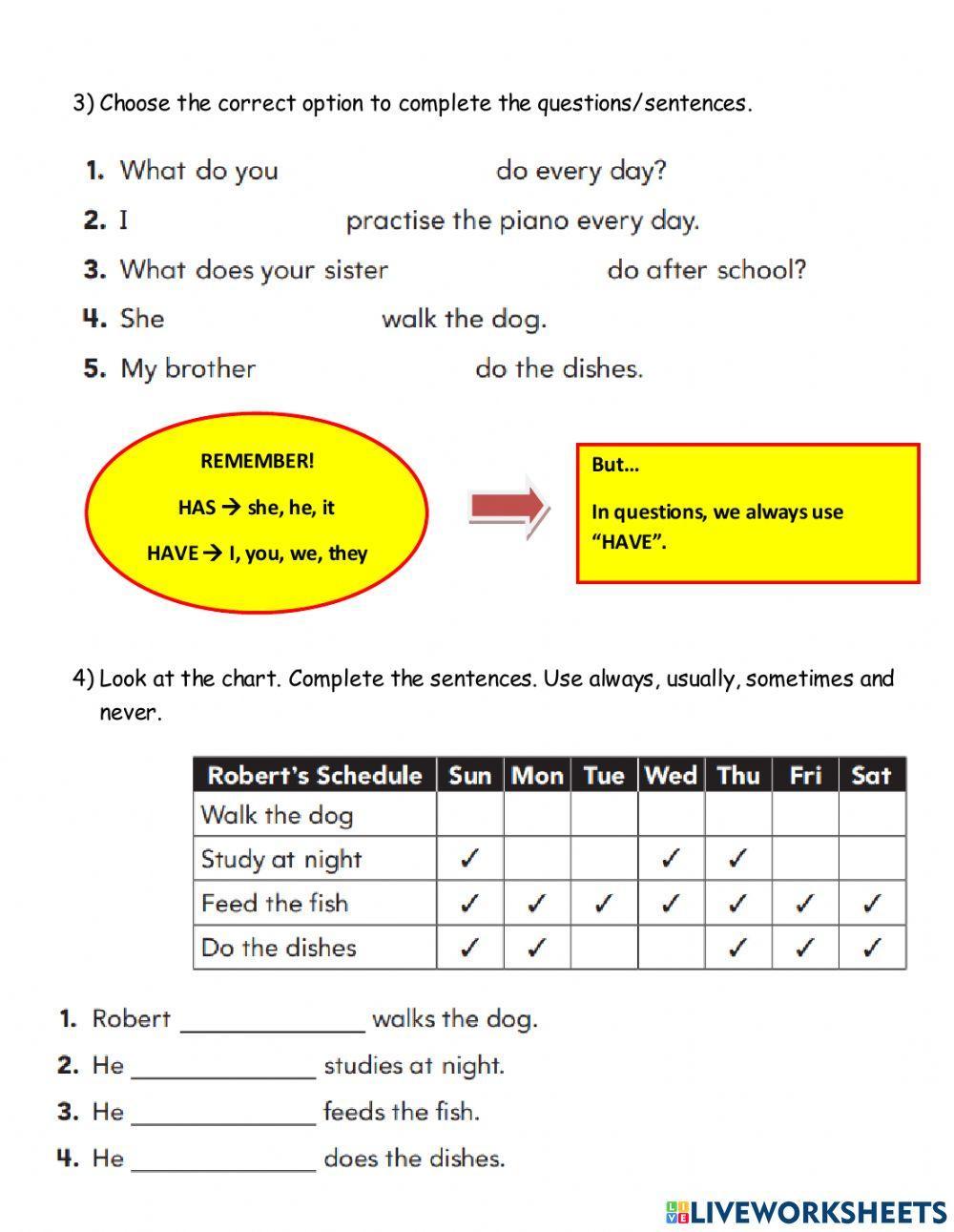 Revision units 2 and 3