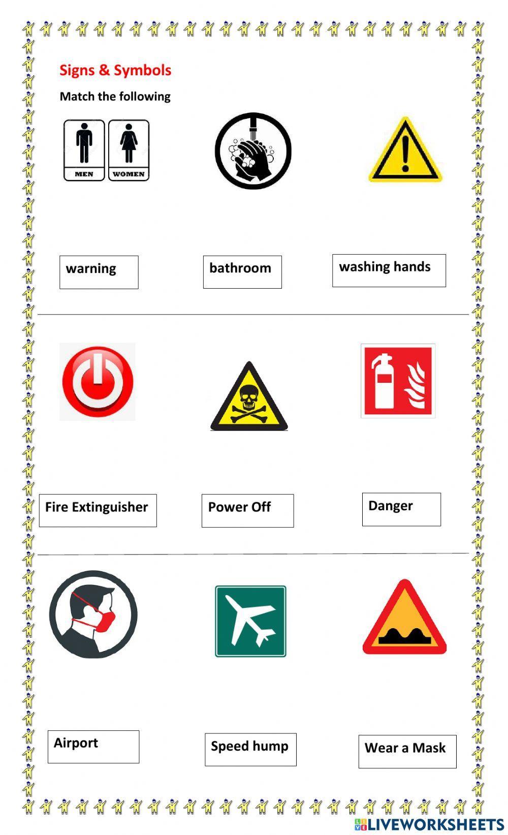 Comprehension - Sign & symbols Information