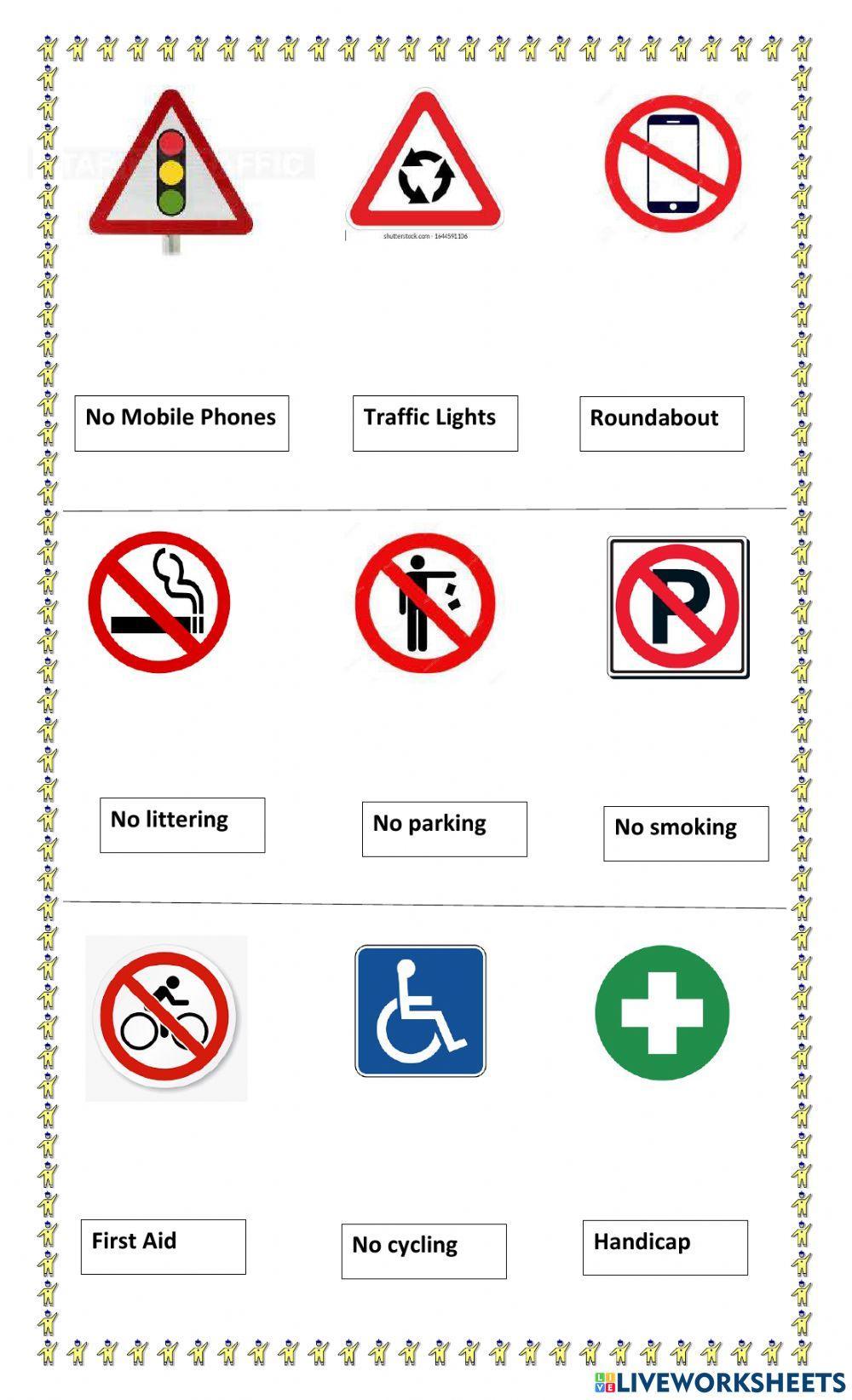 Comprehension - Sign & symbols Information