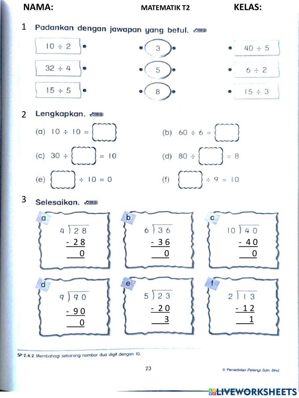Bahagi Tahun 2 INTERAKTIF