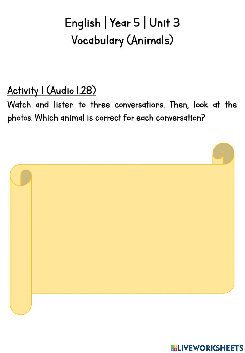 CEFR Year 5 -- Unit 3 -- English Plus 1 -- page 32 & 33