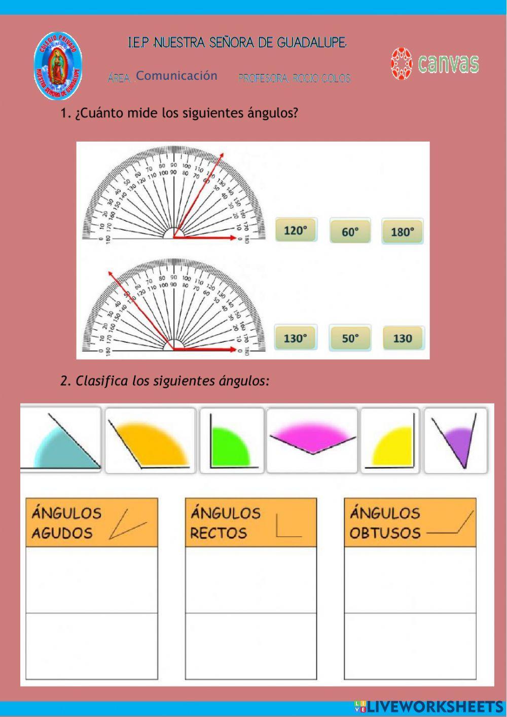 Trabajando con los ángulos