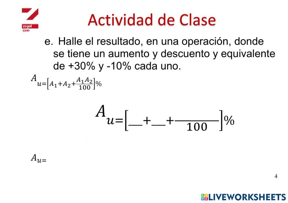 Aumento Equivalente 1