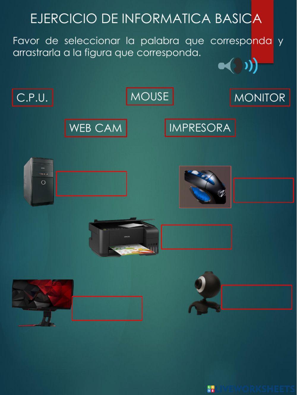 Informática básica ARRASTRAR Y SOLTAR