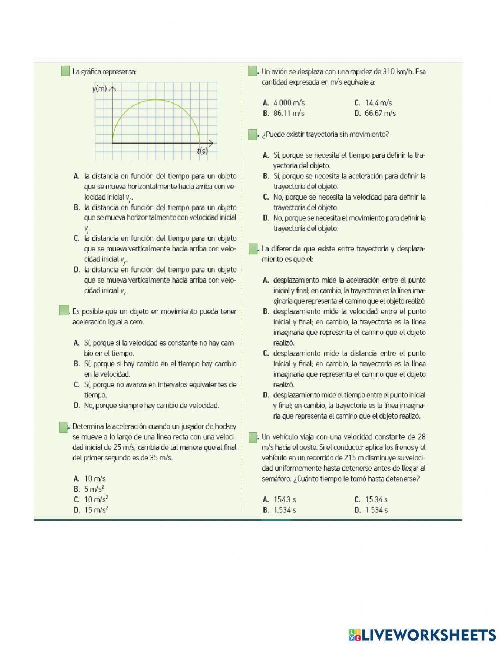 Examen  física fundamental
