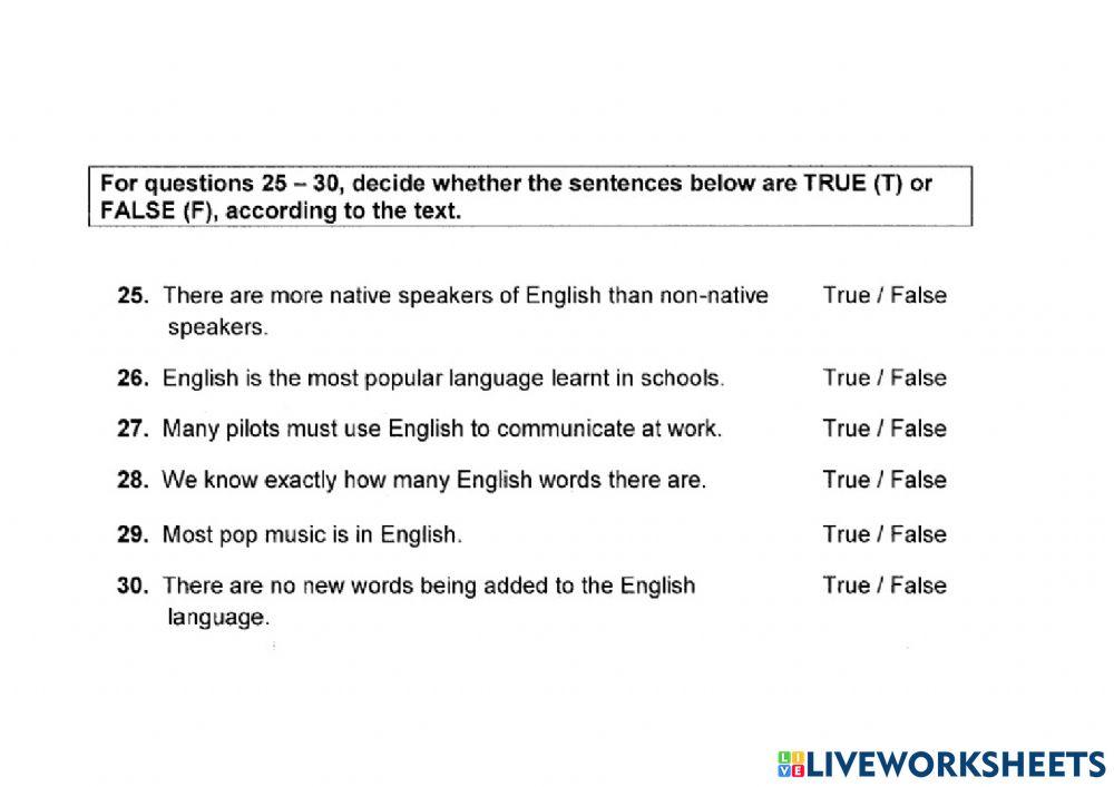 ESB B1 READING Sample 1