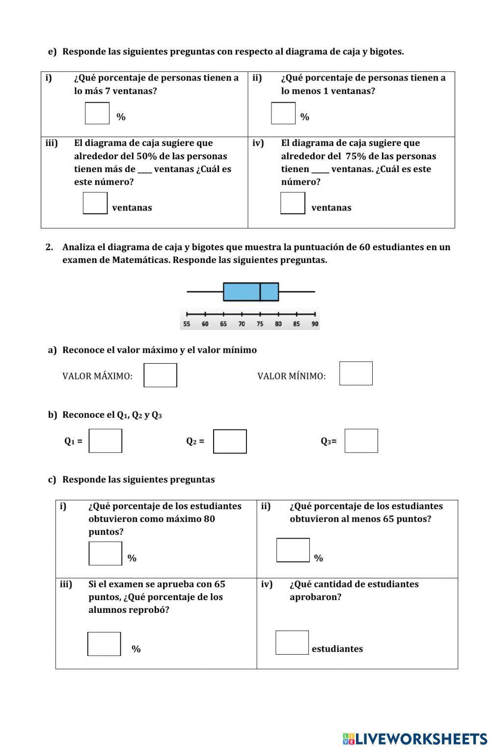 Medidas de Posición