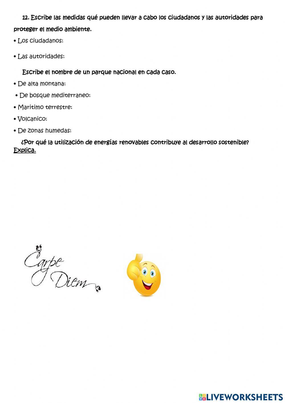 Ser humano y medio ambiente