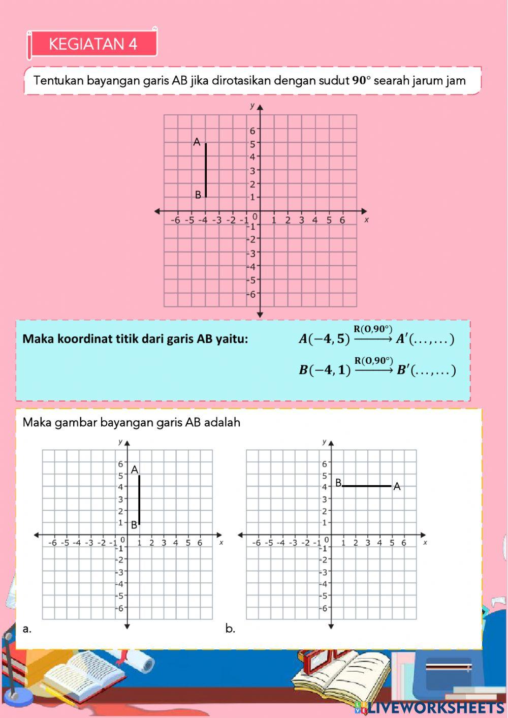 Lkpd transformasi geometri - rotasi Lkpd transformasi geometri - rotasi