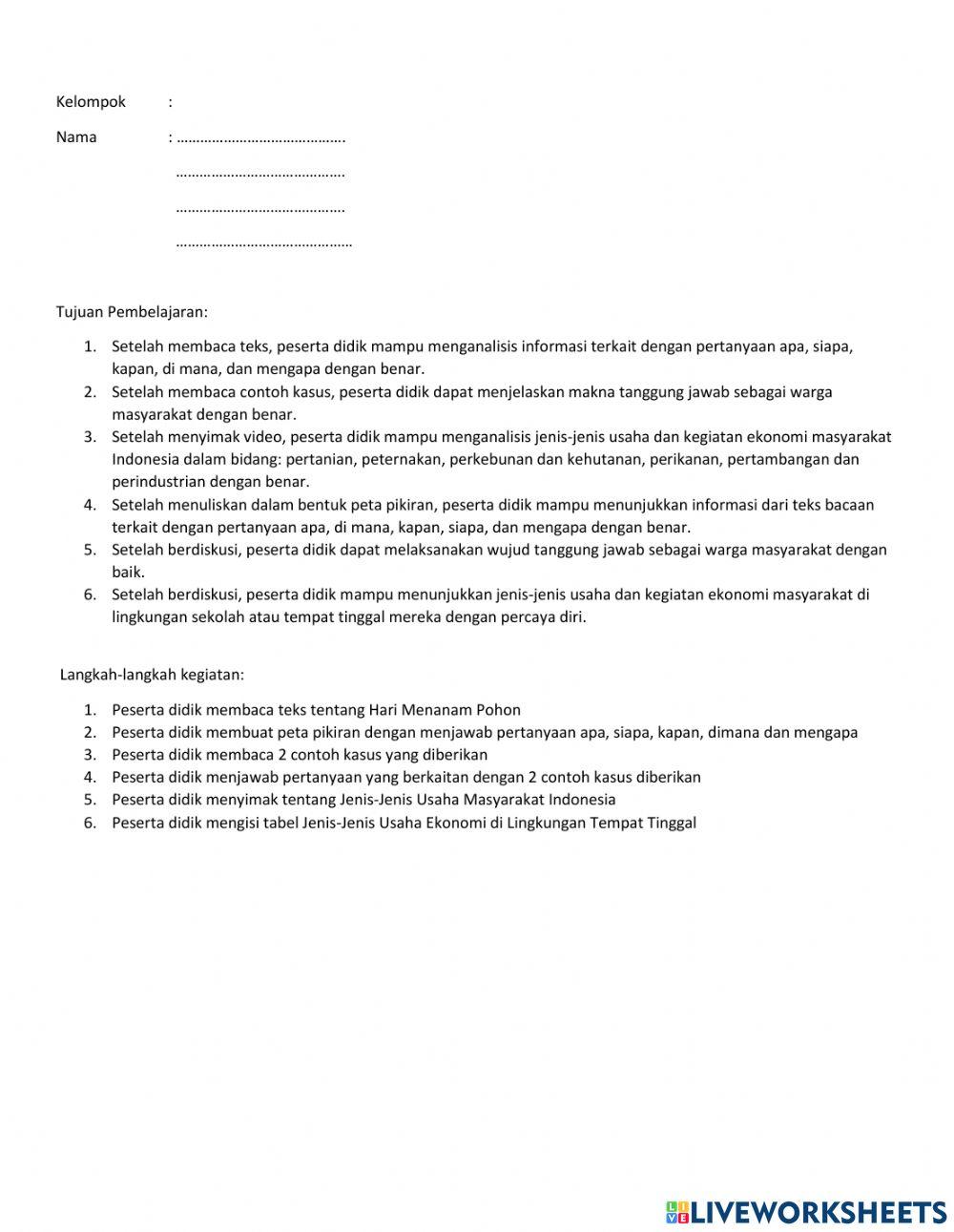 Tema 2 Subtema 1 Pembelajaran 3