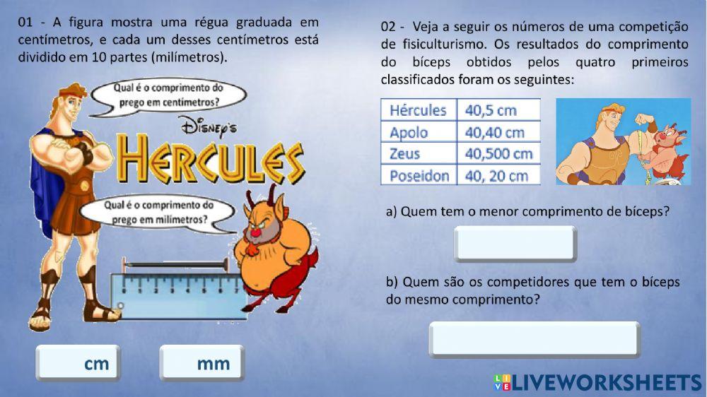 Medidas de comprimento