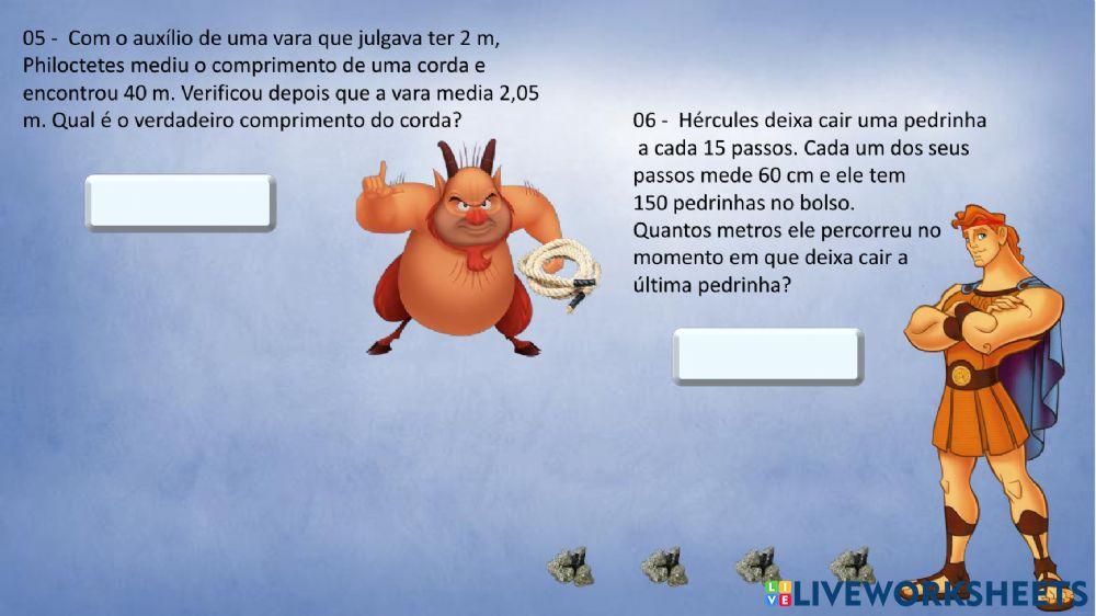 Medidas de comprimento